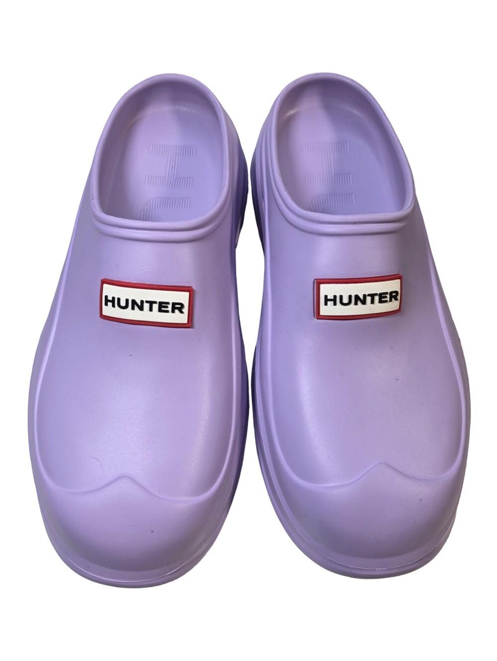 Hunter Elana Water Resistant Clogs Shoes Women's Lilac Purple Size 7 W Comfort